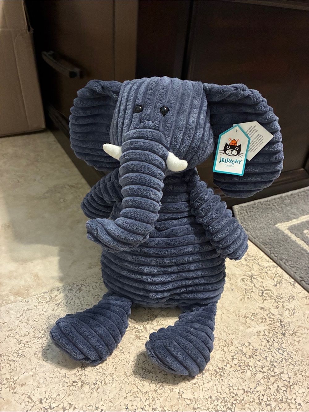 NWT! Jellycat “I am New Cordy Roy Elephant”